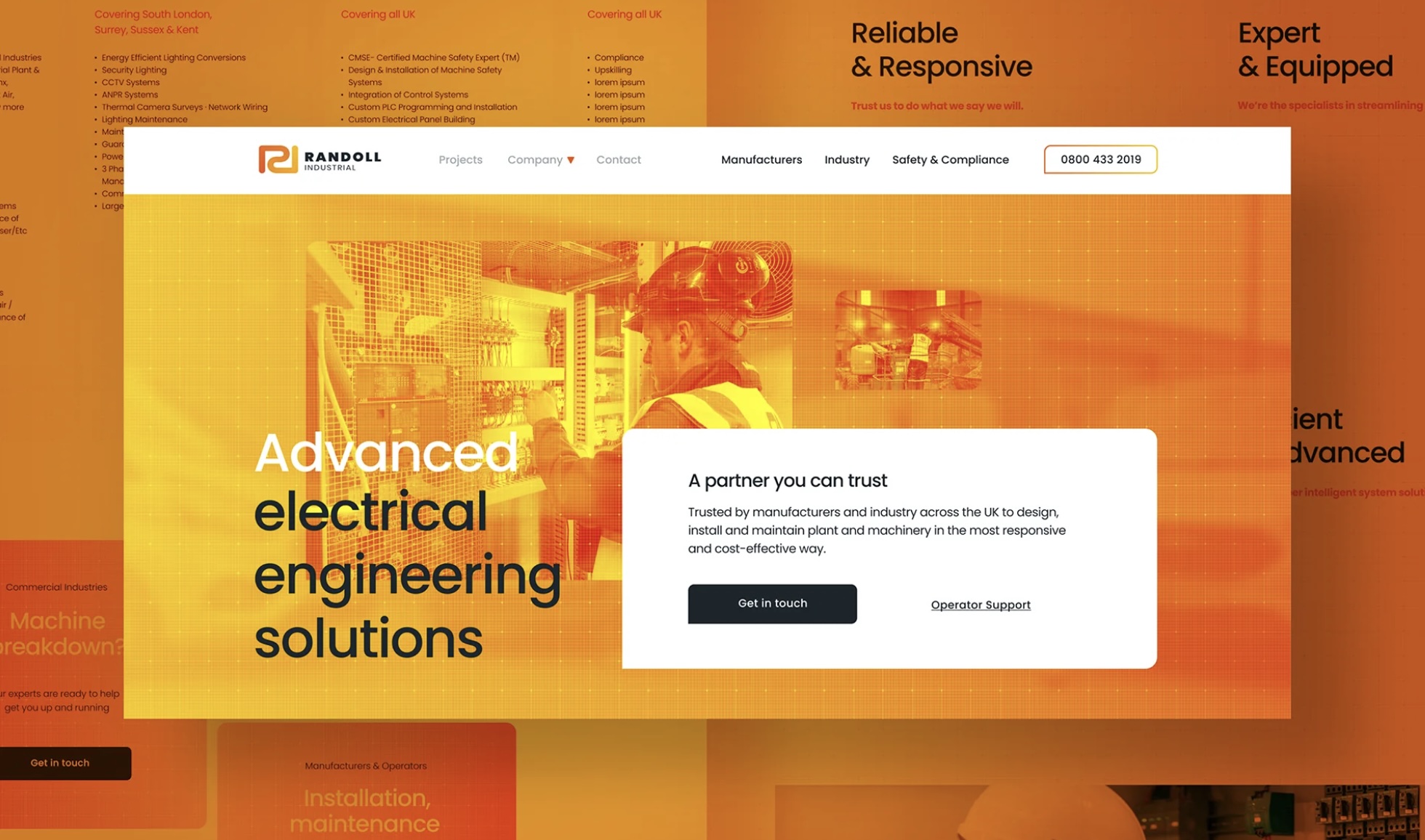 Bespoke website redesign
