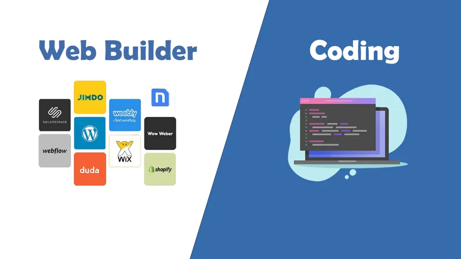 custom website development vs website builders