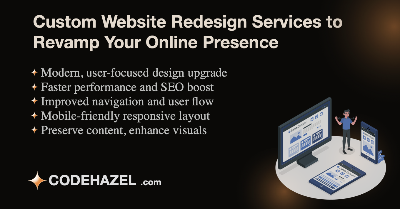 Custom Website Redesign Services