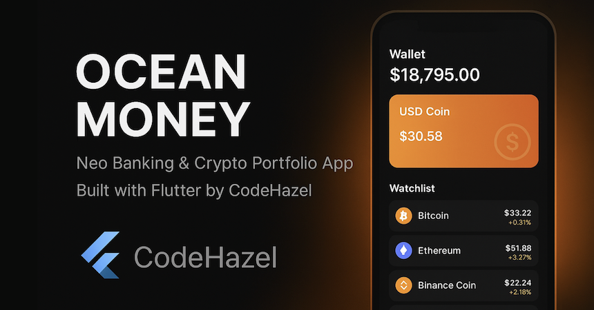 Ocean Money – Neo Banking & Crypto Portfolio App