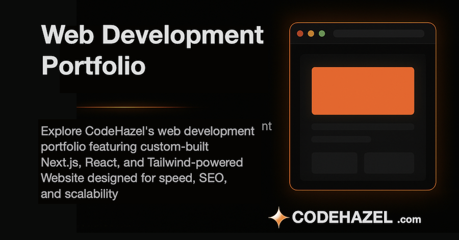 Web Development Portfolio | Next.js, Tailwind & Custom Web Apps