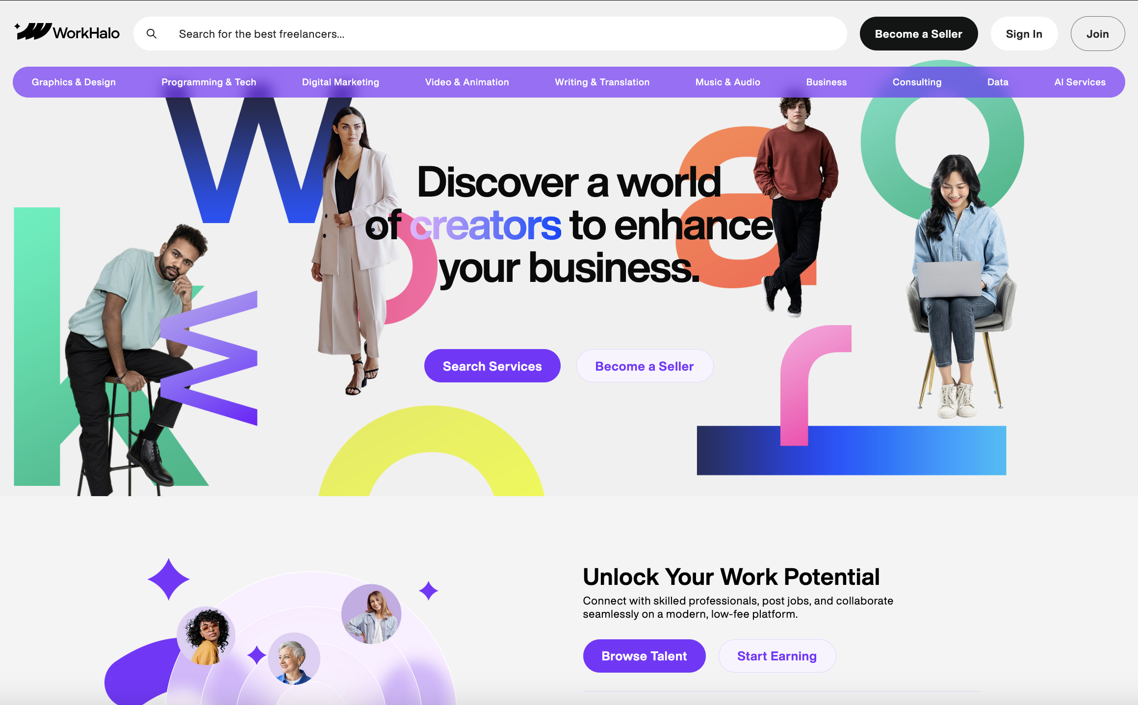Blockchain DApp Development for WorkHalo