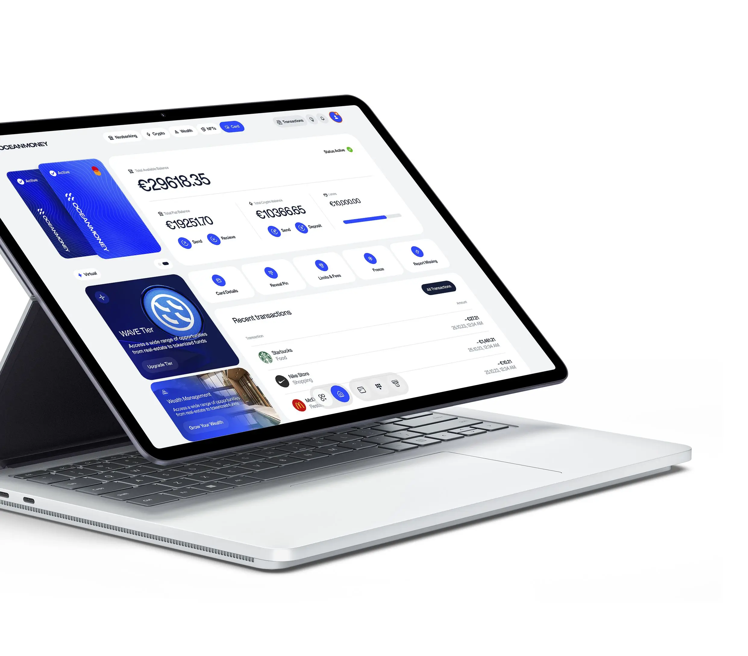 Ocean Money Dashboard